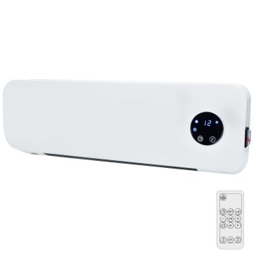 Керамический нагревательный элемент для ванной комнаты 1000/2000W/230V IP22 + дистанционное управление