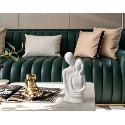 Керамическое настольное украшение 21x8,5x10 cm белое