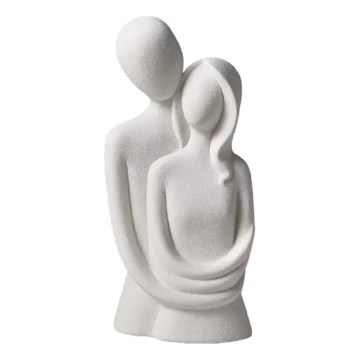Керамічна настільна прикраса 21x8,5x10 см біла