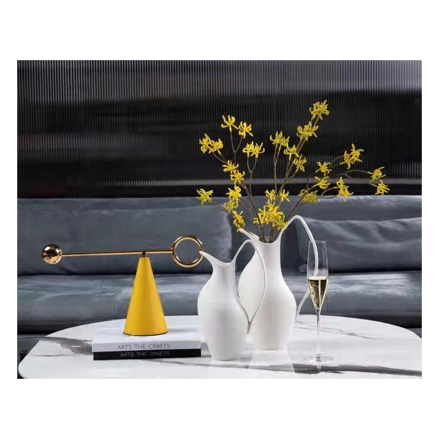 Керамічна ваза 33x17x19 cm біла