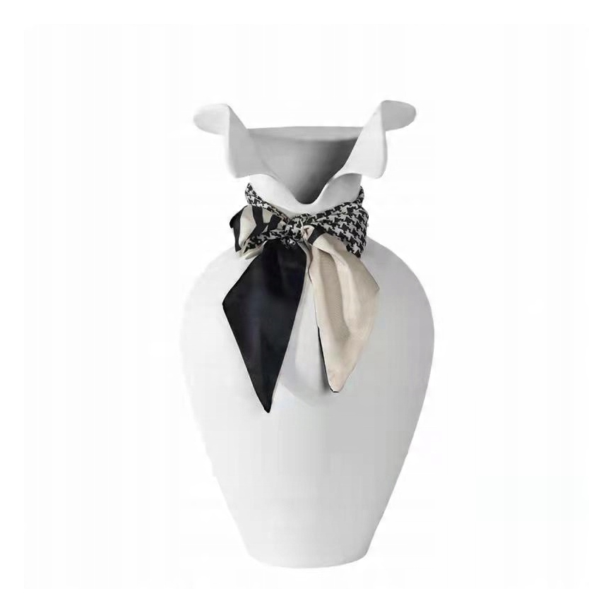 Керамічна ваза 41,5x23 см біла