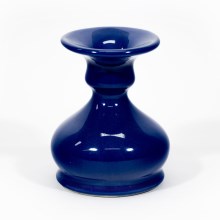 Керамічний свічник 8,5 см темно-синій