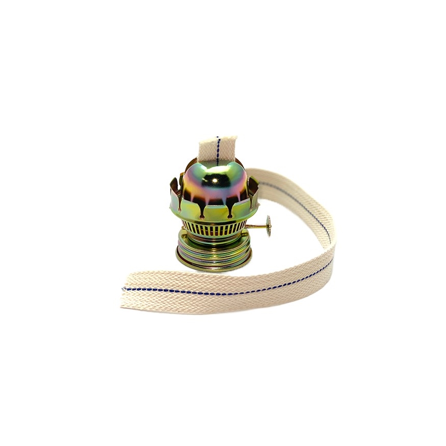 Керосинова лампа KLÁRA 34 см лісово-зелена