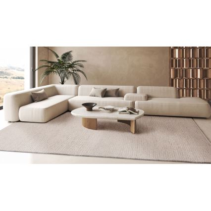 Килим FIR WOOL 120x170 cm 2600 g/m2 кремовий/натуральний