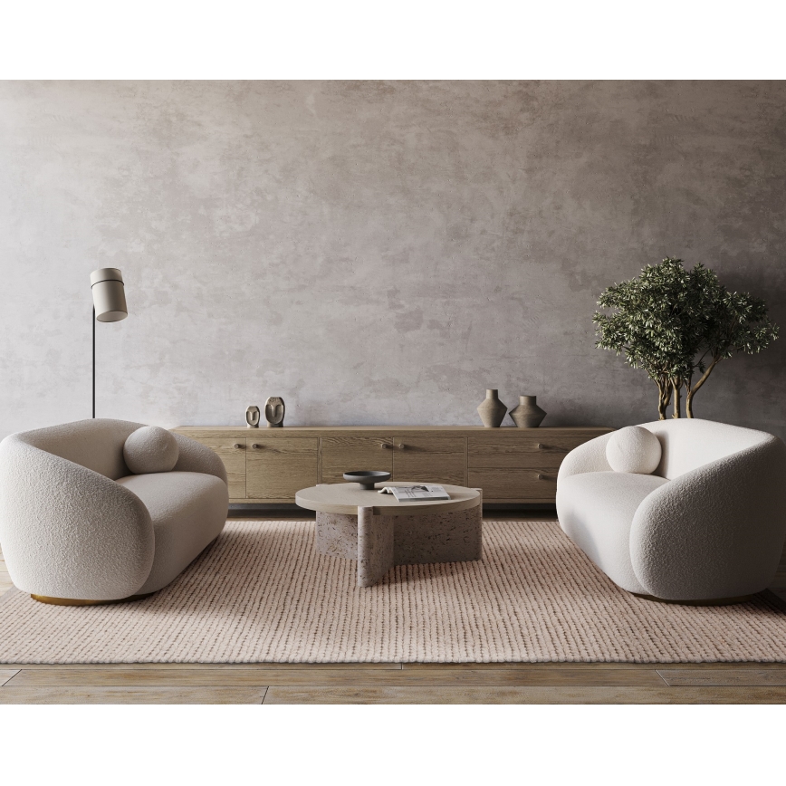 Килим FIR WOOL 120x170 cm 2600 g/m2 кремовий/натуральний