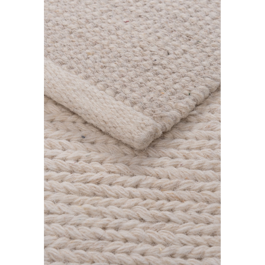 Килим FIR WOOL 120x170 cm 2600 g/m2 кремовий/натуральний