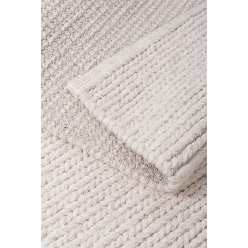 Килим FIR WOOL 120x170 cm 2600 g/m2 кремовий/натуральний