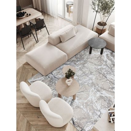 Килим ГРЕСЕ 120х170 см 2150 г/м² кремовий/сірий/білий