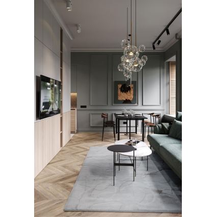 Килим RABBIT 3D 80x150 cm світло-сірий