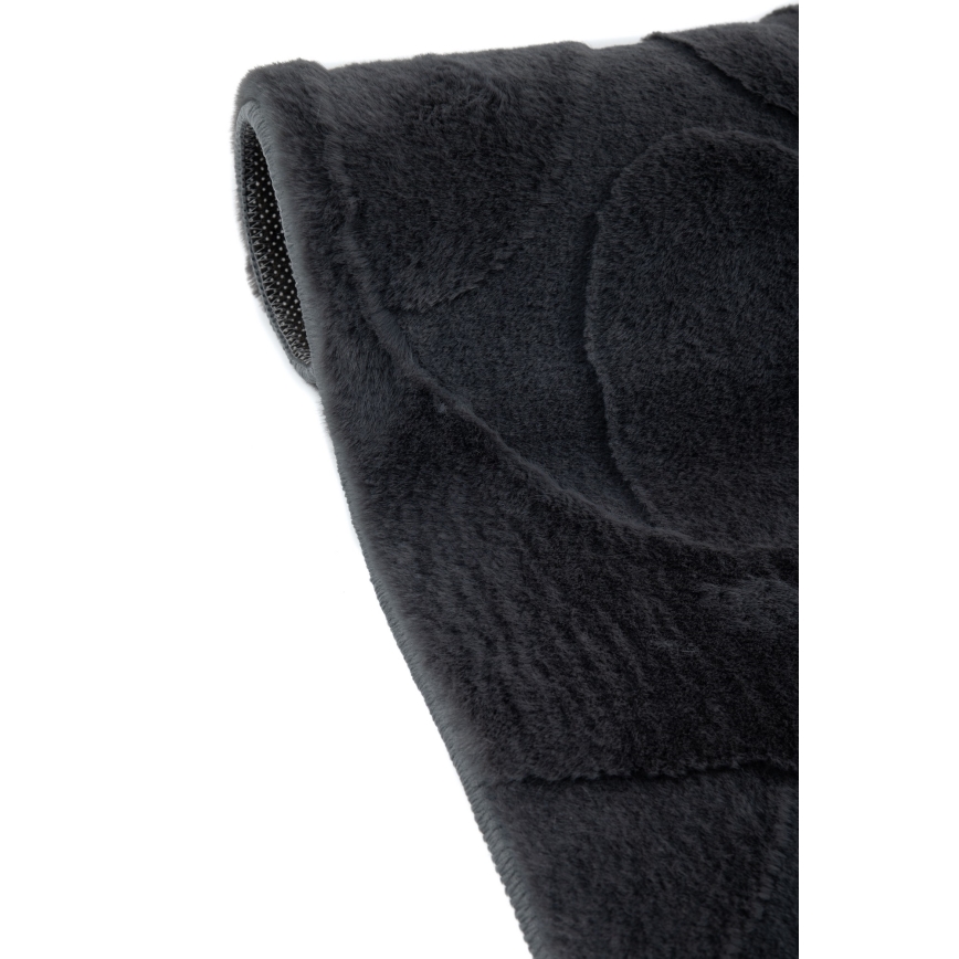 Килим RABBIT 3D 80x150 см антрацит