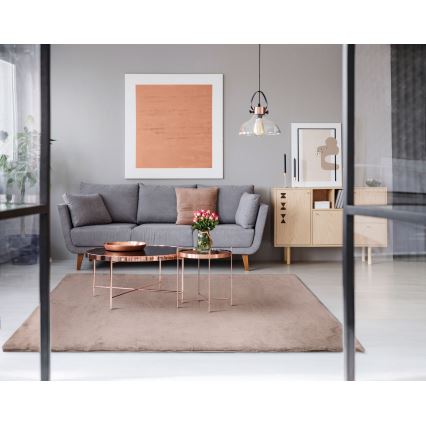 Килим РАББІТ-РОЗА НЬЮ 120×170 см 2000 г/м² бежевий
