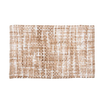 Килимок для ванної BELWEDER 60x100 см бежевий/білий
