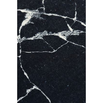 Килимок для ванної MARBLE 40x60 см чорний