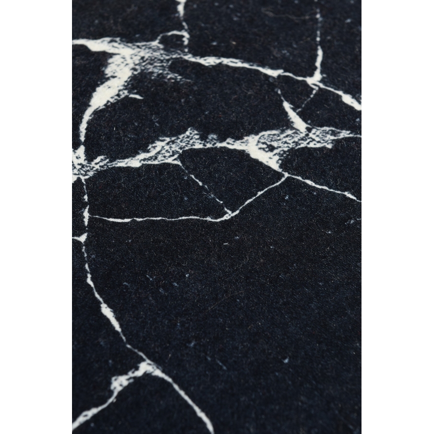 Килимок для ванної MARBLE 40x60 см чорний