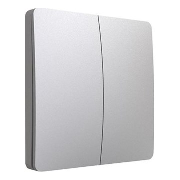 Кінетичний бездротовий вимикач 2P IP67 сріблястий