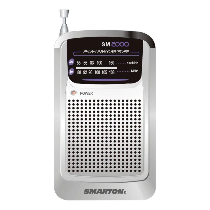 Кишенькове FM/AM радіо 2xAAA