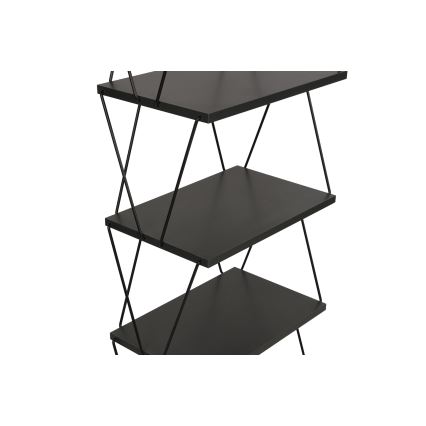 Книжный шкаф BALABAN 165x48 см антрацит/черный