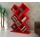 Книжный шкаф KUMSAL 129x90 см красный
