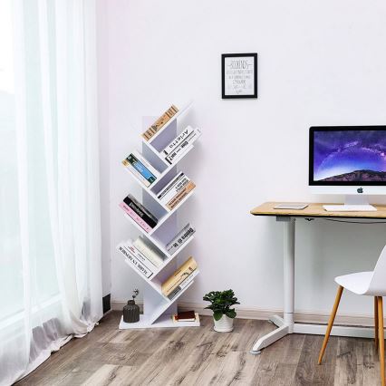 Книжный шкаф LIVARO белый