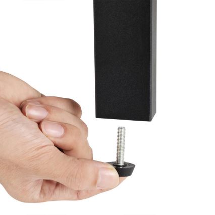 Книжный шкаф NAVARO коричневый/черный