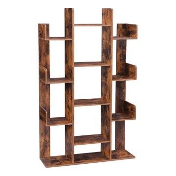 Книжный шкаф NAVARO — коричневый