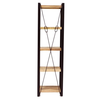 Книжный шкаф RETRO 200x60 см твердая древесина/дерево манго