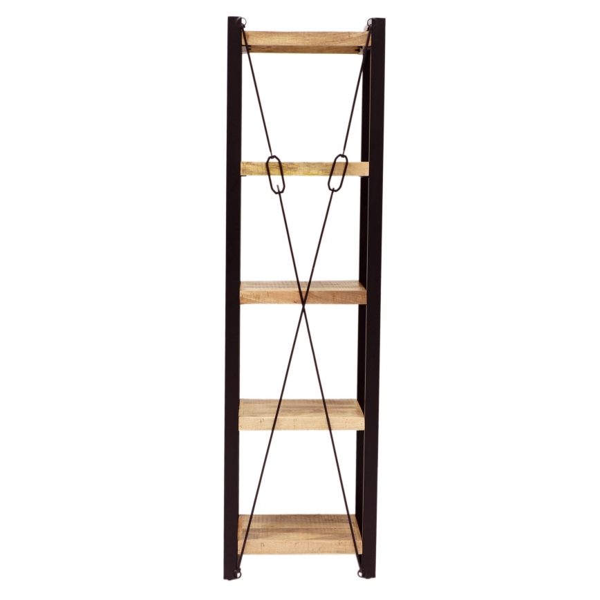 Книжный шкаф RETRO 200x60 см твердая древесина/дерево манго