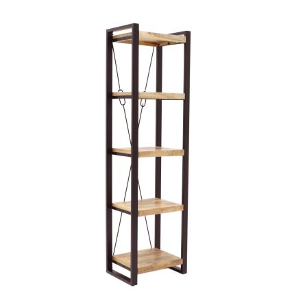Книжный шкаф RETRO 200x60 см твердая древесина/дерево манго