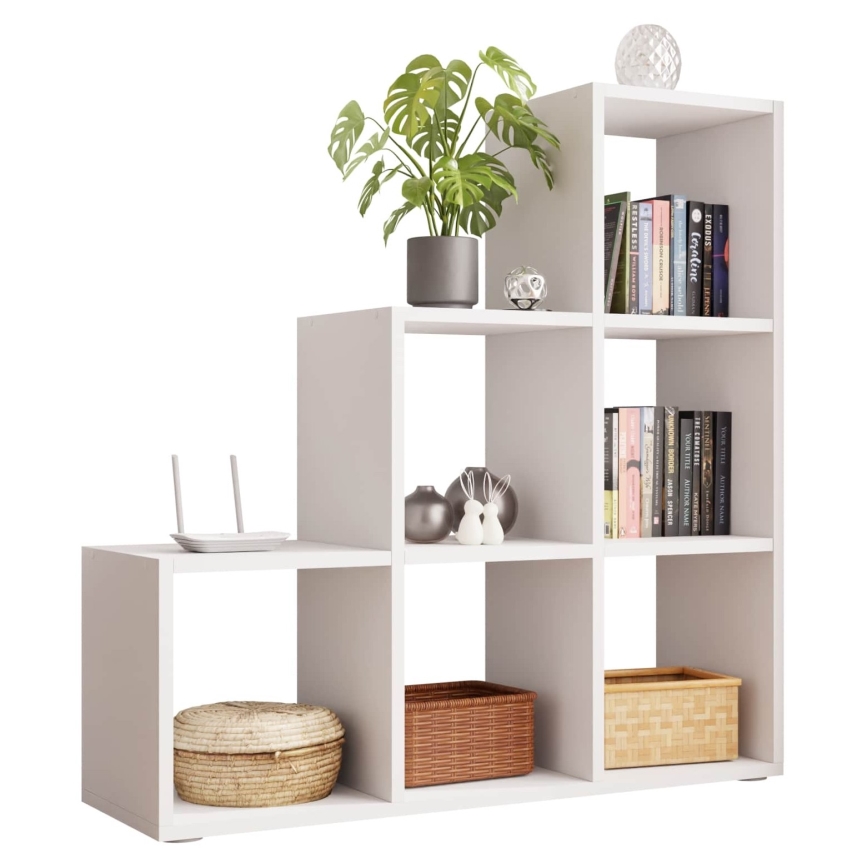Книжный шкаф TRIO 108x105 см белый