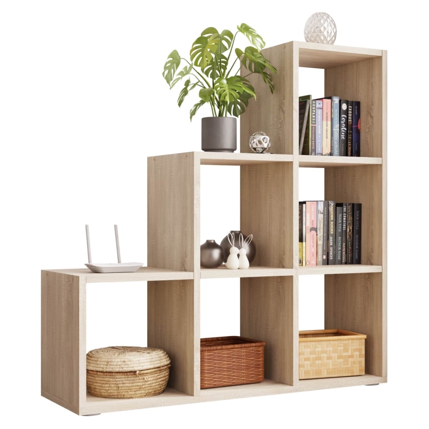 Книжный шкаф TRIO 108x105 см дуб Сонома