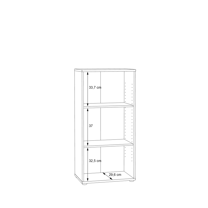 Книжный шкаф URAN — дуб Artisan