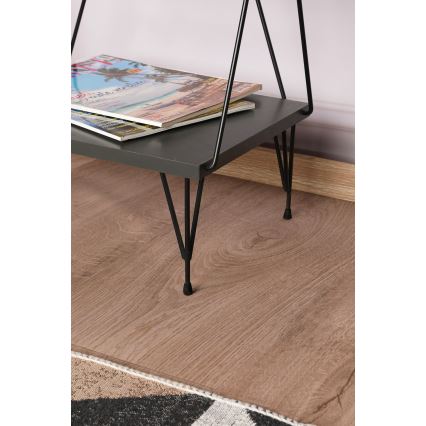 Книжкова шафа BALABAN 165x48 см антрацит/чорний