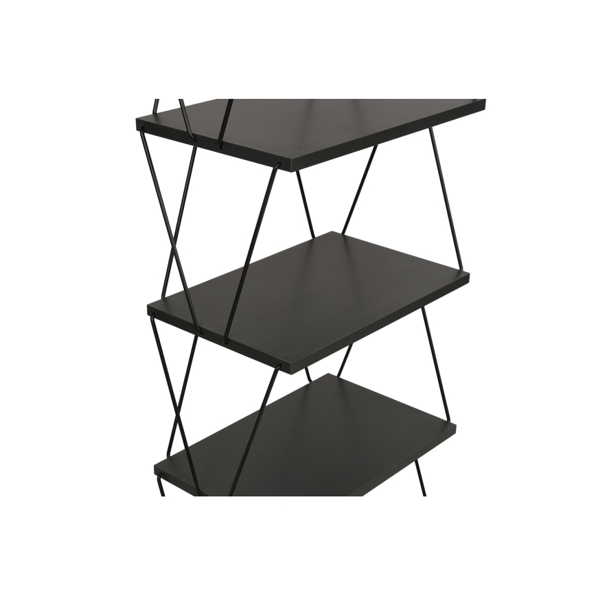 Книжкова шафа BALABAN 165x48 см антрацит/чорний