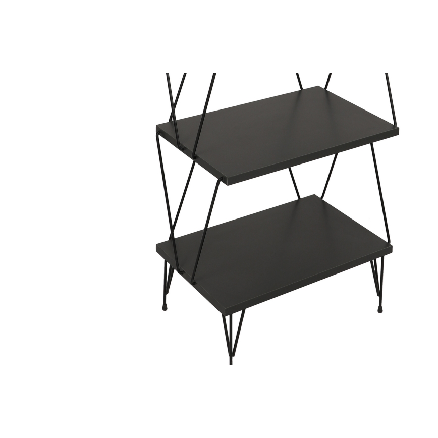 Книжкова шафа BALABAN 165x48 см антрацит/чорний