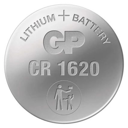 Кнопочная литиевая батарейка CR1620 GP LITHIUM 3V/75 mAh