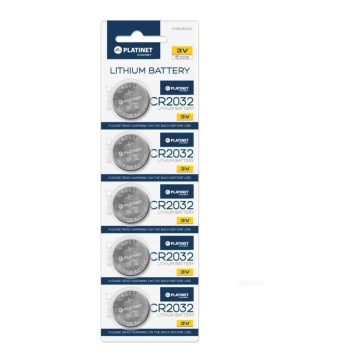 Кнопочная литиевая батарейка CR2032 BLISTER 3V 5 шт.