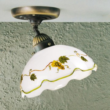 Коларз 731.10.110 - Накладна люстра НОННА 1xE27/75W/230V, діаметр 20 см, винний