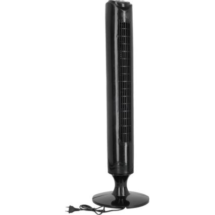 Колонний вентилятор LISSE 45W/230V 91,4 см чорний + пульт дистанційного керування