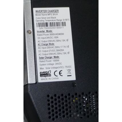 Комбинированный преобразователь напряжения 2400W/24V
