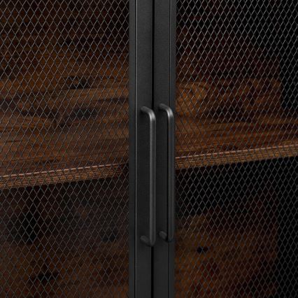 Комод FIRA черный/коричневый