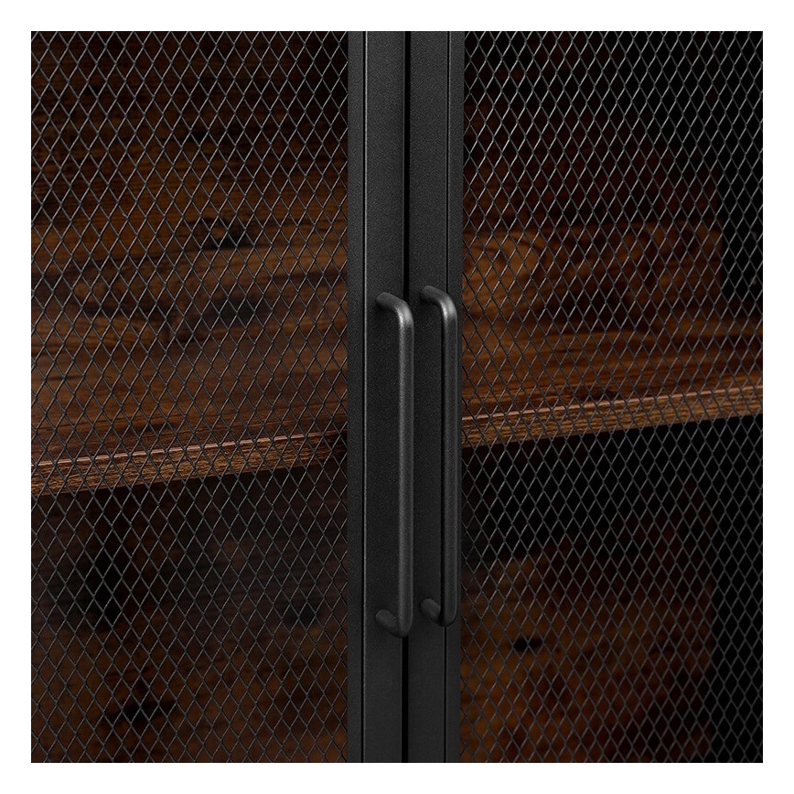 Комод FIRA черный/коричневый