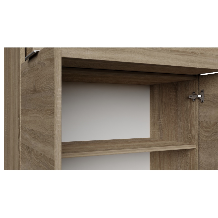 Комод HOPE 80x78x35 см дуб сонома