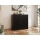 Комод TIRENO 75x80 см чорний