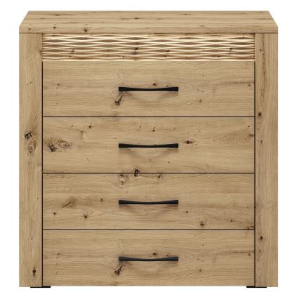 Комод VANCO 94x92 см коричневий