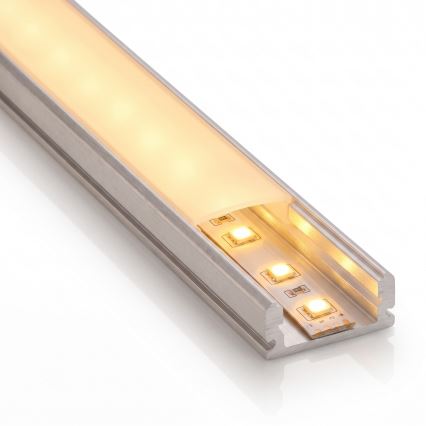 КОМПЛЕКТ: 1x светодиодная лента MYLIVING LIGHTSTRIP LED/22W/230V, 5 м + 5x встраиваемых профилей по 1 м, серебристый/белый