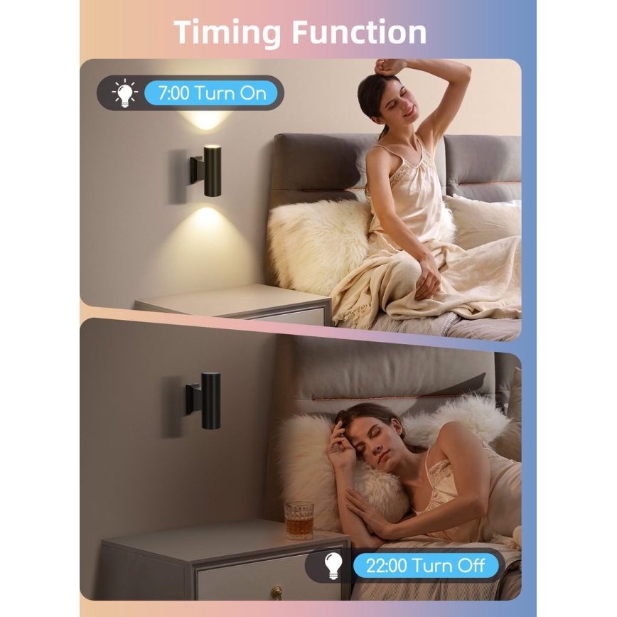 Комплект із 2 LED RGBW димувальних ламп MESH GU10/6,5W/230V 2700-6500K Wi-Fi - Aigostar