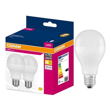 КОМПЛЕКТ 2x LED-лампи VALUE CLASSIC E27/19W/230V 2700K - Osram