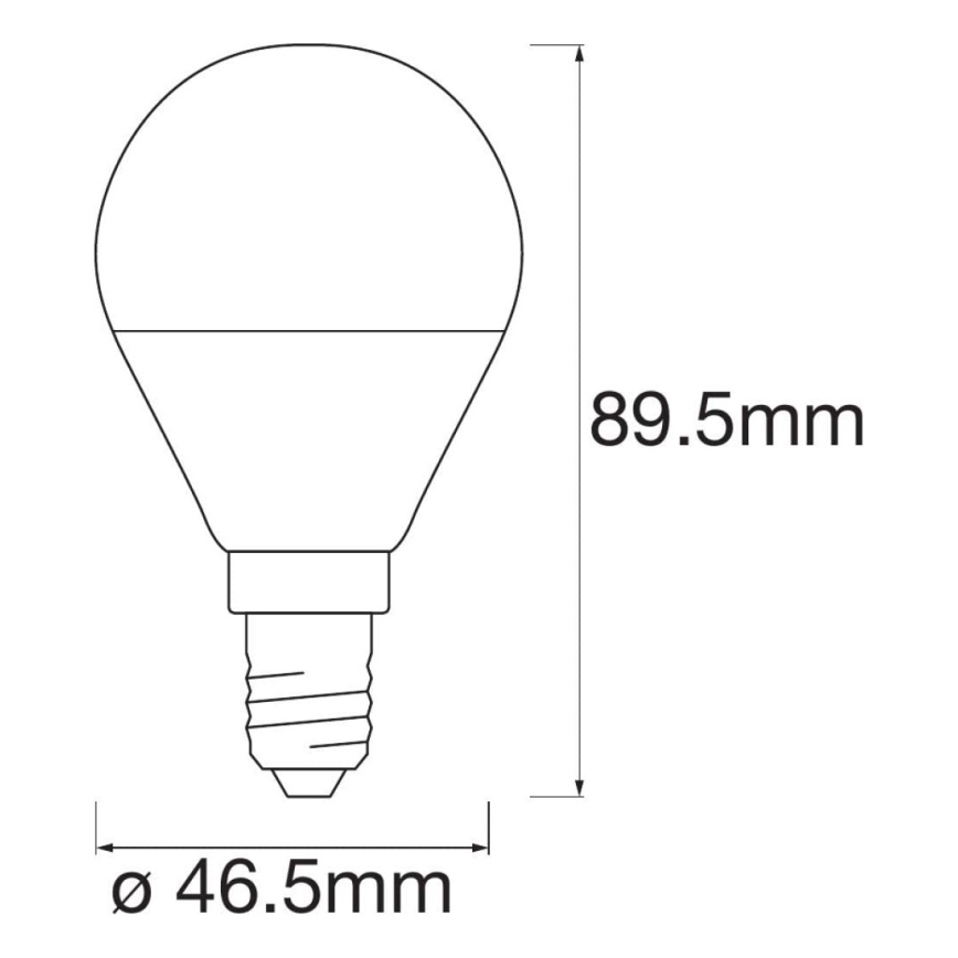 КОМПЛЕКТ 3x LED RGBW лампочка з регулятором яскравості SMART+ E14/5W/230V 2700K-6500K - Ledvance