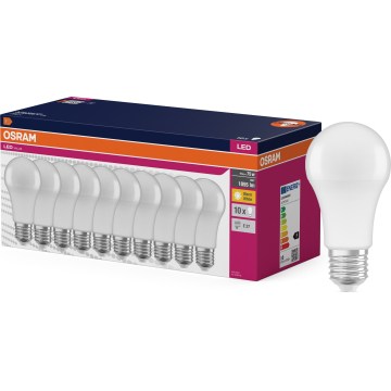 Комплект із 10 LED-ламп CLASSIC A75 E27/10W/230V 2700K - Osram