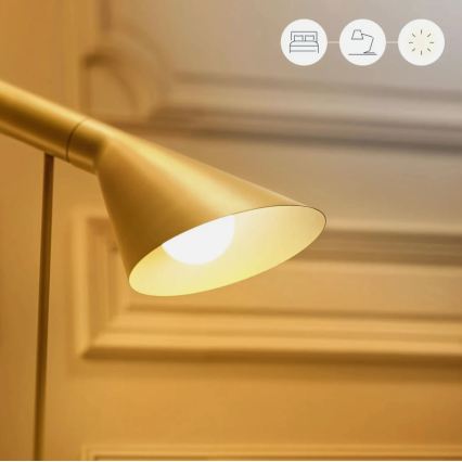 Комплект из 2 диммируемых светодиодных ламп A60 E27/9W/230V 2700K Wi-Fi + пульт дистанционного управления - WiZ
